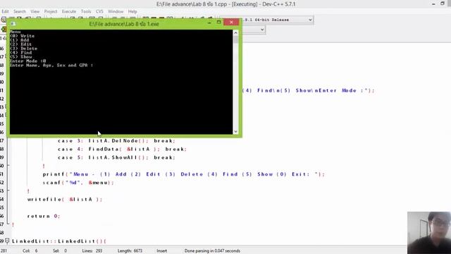 Lab 8 : การจัดการไฟล์ข้อมูล Advance Programming(รุ่น AEC) смотреть онлайн