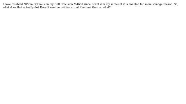 Disabling NVidia Optimus смотреть онлайн
