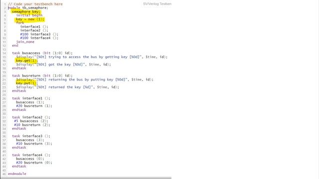 Semaphore / Semaphore Systemverilog tutorial / coding example semaphore #verification #verilog #vls смотреть онлайн