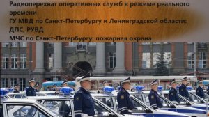 РАЦИЯ ПОЛИЦИЯ Радиоперехват оперативных служб в режиме реального времени ГУ МВД по Санкт-Петербургу