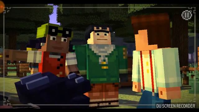 Minecraft story mode na telefon #1 смотреть онлайн