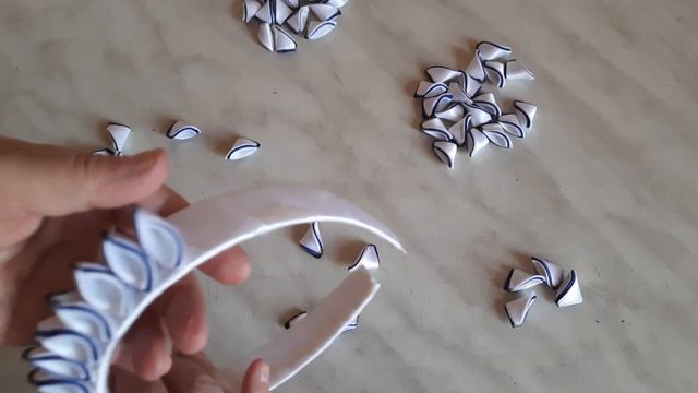 Обруч "Корона" зі стрічки в стилі Канзаши. смотреть онлайн