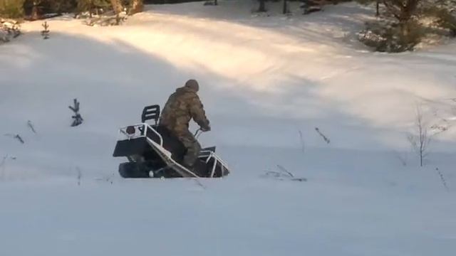 Самодельный снегоход "Турист" смотреть онлайн