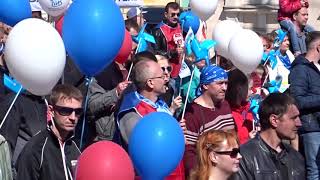 Первомайская демонстрация 2019 в Твери смотреть онлайн