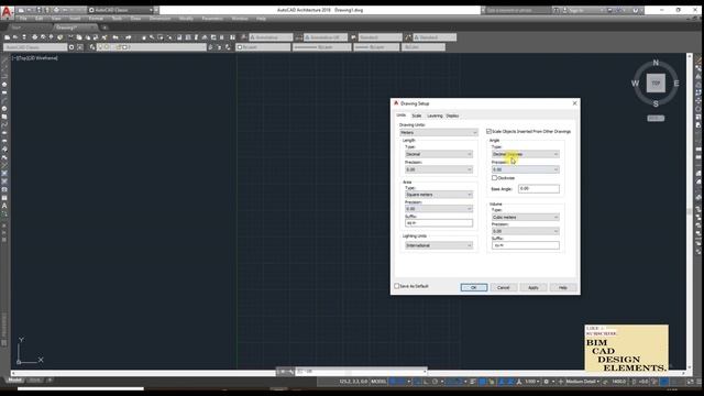 AutoCAD Command : Units Setup. смотреть онлайн