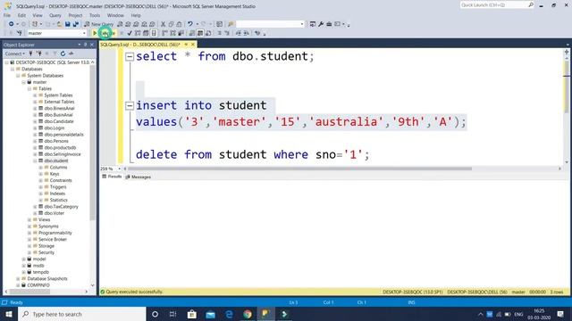 Delete data from table SQL | SQL Learning Series | SQL For Beginners | SQL Practical Series | SSMS смотреть онлайн