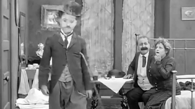 Charlie Chaplin Catch In The Rain (1914) - Funny Video 720p смотреть онлайн