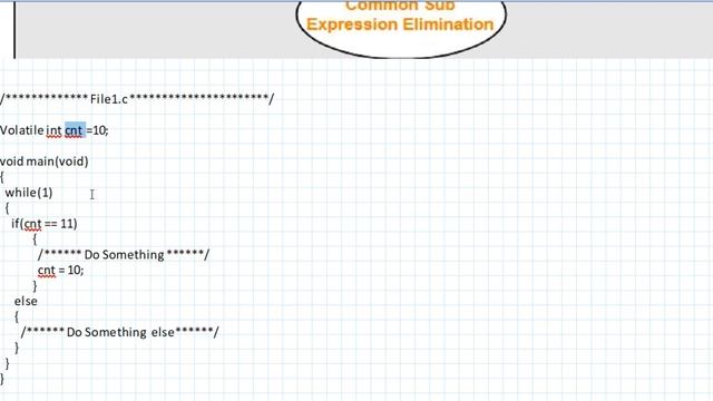 Volatile Keyword : Embedded C :Part3 смотреть онлайн