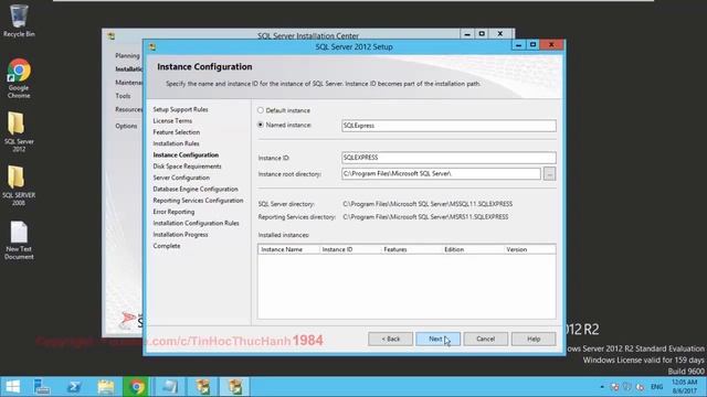 Hướng dẫn cài SQL SERVER 2012 Express trên Windows Server 2012 смотреть онлайн