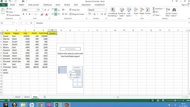 Excel Class 4 (Name Manager, Dynamic Pivot, Flash Fill, Data Validation) смотреть онлайн