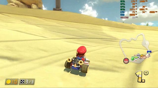 YUZU - MARIO KART 8 DELUXE - RYZEN 5 4600H - NVIDIA GTX 1650 - 16GB RAM смотреть онлайн