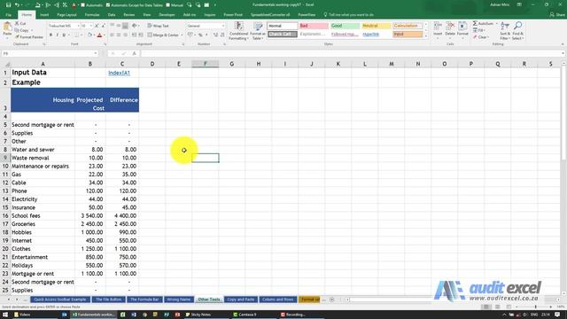 Excel main window options- scroll, minimize, freeze rows/ columns смотреть онлайн