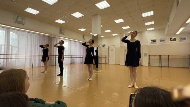 Открытый урок по классическому танцу, 428 группа, этюд 1 смотреть онлайн