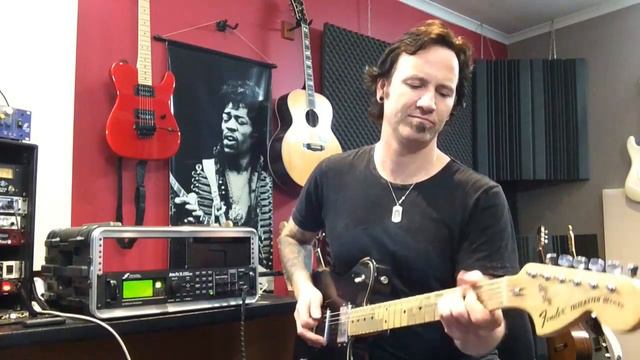 Fender Tele Deluxe with upgraded wide range humbuckers by The Creamery into Axe Fx II смотреть онлайн