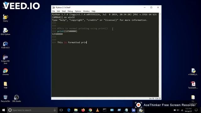 How to print US currency format in python programming смотреть онлайн