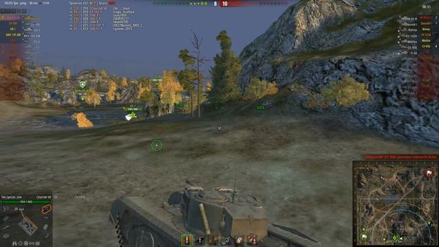 Churchill VII 12 фрагов, настрелял за всю команду. Карелия – Стандартный бой. (WOT 0.9.2 Full HD)