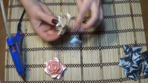 Новая техника канзаши. Делаем брошь в технике канзаши