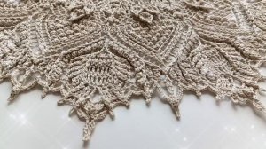 🌸"Надежда"🌸 салфетка вязаная крючком.