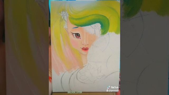 Этапы работы( в фото) акриловая живопись смотреть онлайн