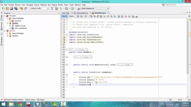 Java conexion Sql смотреть онлайн