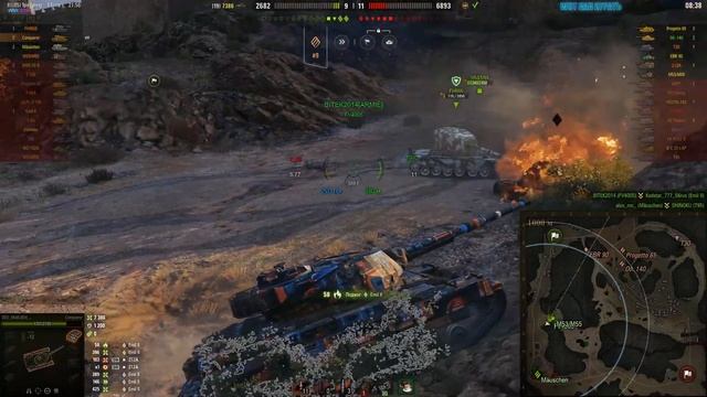 Потные ДВЕ ОТМЕТКИ, медаль Фадина ✅ Conqueror World of Tanks лучший бой смотреть онлайн