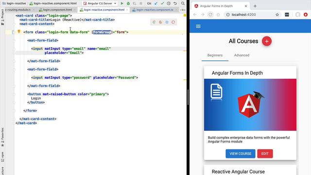 22 Introduction to Reactive Forms - Step-by-Step Example_720p смотреть онлайн