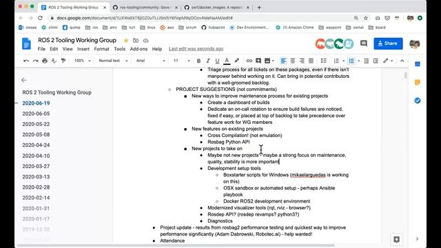 ROS 2 Tooling WG "Big Ideas Day" (2020-06-19) смотреть онлайн