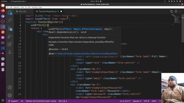 How to make page title dynamic in ReactJs | LMS in Django ReactJs #26 смотреть онлайн