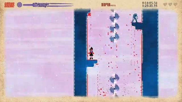 [They Bleed Pixels] Winter's End: All Bloodflakes Location смотреть онлайн