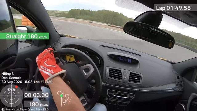 4й этап RHHCC 2020, NRing, megane rs 250. смотреть онлайн