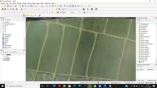Process of converting Drone image ( ECW) to Geojson in Qgis смотреть онлайн