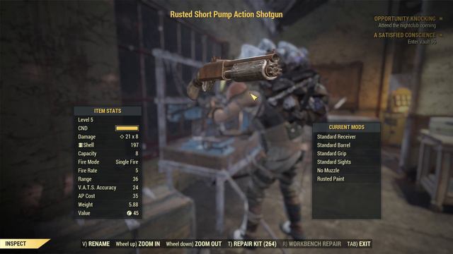 Fallout 76 PTS: How to get the new basic weapon skins "gunmetal","rusted" & "vault-tec" (AC Update) смотреть онлайн