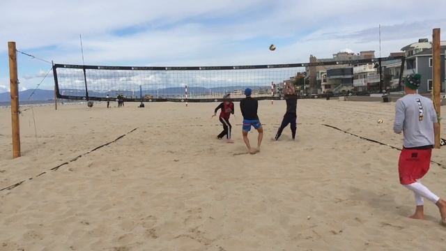 Advanced Beach Volleyball Blocking Drills with AVP Pros | Sauter/Vaught vs Burik/Satterfield смотреть онлайн