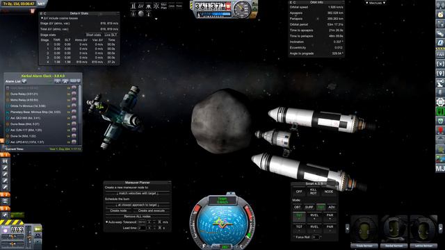Kerbal Space Program: Пристыковка астероида смотреть онлайн