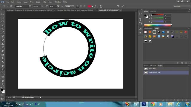 how to type in a circle in photoshop cs6-1 смотреть онлайн