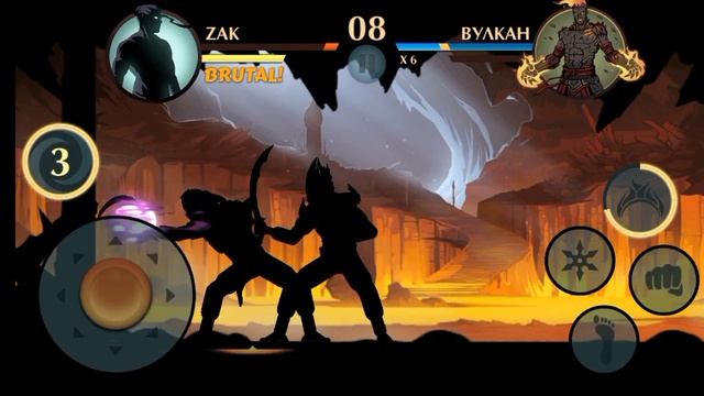 Победил Вулкана в Шадоу файт 2 | Shadow Fight 2 | Vulcan | смотреть онлайн
