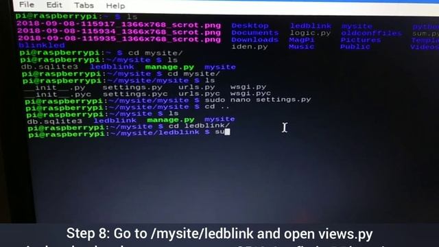IoT Mini Project Controlling LED through Web Interface Python смотреть онлайн