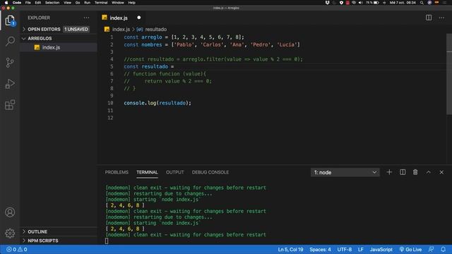 Arreglos: Método Filter() - Tutorial JavaScript смотреть онлайн