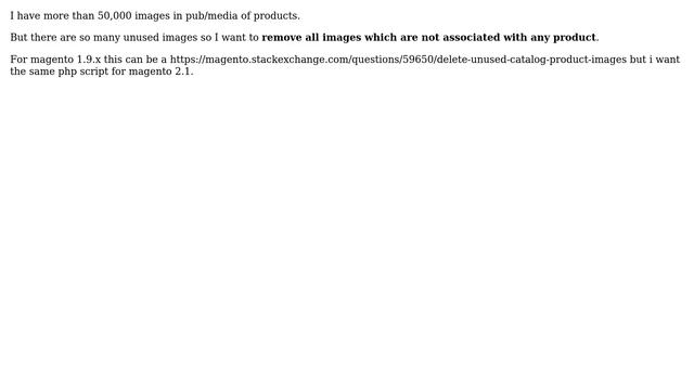 Magento: Magento 2, How to delete unused images using php script смотреть онлайн