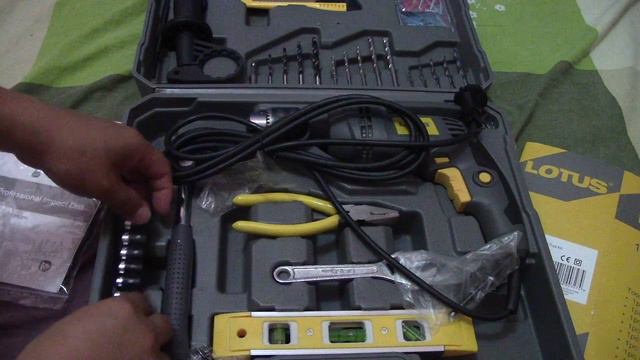 LOTUS Performance 650W Professional Impact Drill - UNBOXING смотреть онлайн