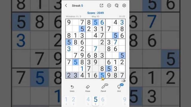 Sudoku Free Classic Puzzles Mobile | Daily Challenge May 30, 2023 смотреть онлайн