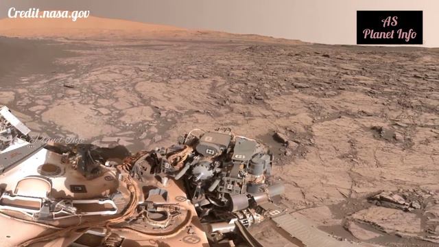Новая панорама Марса, сделанная марсоходом Curiosity || Панорама Марса || смотреть онлайн