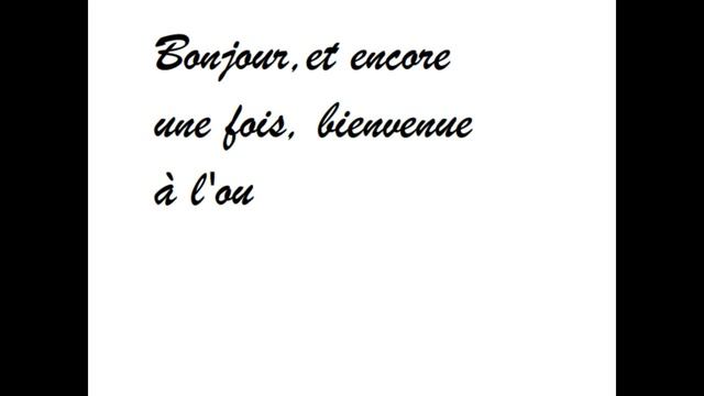 Bonjour смотреть онлайн