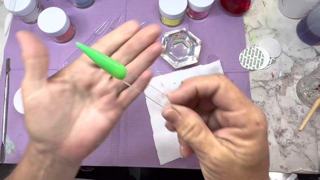 Swatch 876 Nailz Island Vibes With Me! #acrylicnails #tutorial #nails #diynails #longnails