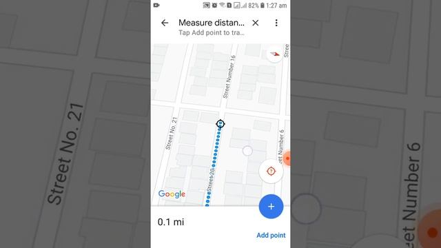 Measure distance between two points on Google Maps using smartphone смотреть онлайн