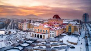Улан-Удэ с высоты центр российского буддизма
