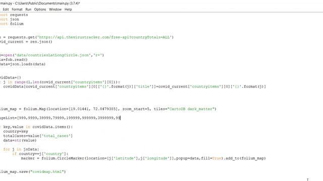 Creating COVID-19 Map with Python Easily смотреть онлайн