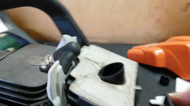 Улучшение воздушного фильтра бензопилы STIHL MS180 смотреть онлайн