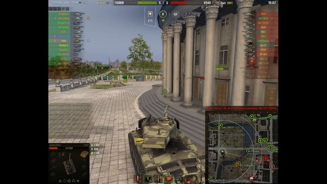 T26E4 SuperPershing. Карта Минск. Играем с доппайком смотреть онлайн
