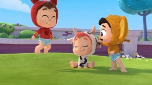 Гигантские разноцветные яйца-сюрпиризы ?Учим цвета с Лея и По ???